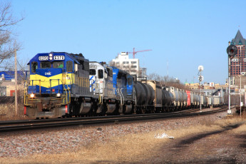 Картинка техника поезда железная дорога рельсы локомотив состав