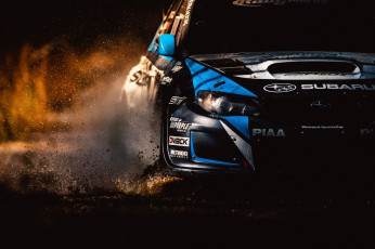 Картинка автомобили subaru rally america машина sti грязь