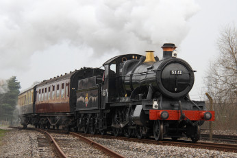 Картинка техника паровозы паровоз дорога рельсы железная