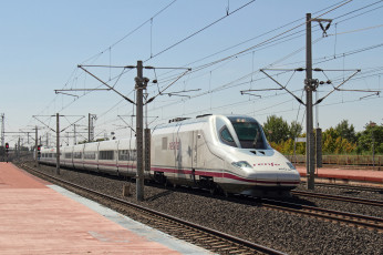 Картинка техника поезда рельсы состав дорога железная локомотив