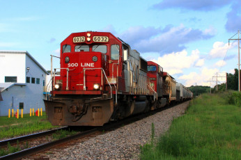 Картинка техника поезда рельсы железная дорога состав локомотив