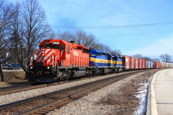 Картинка техника поезда состав локомотив рельсы дорога железная