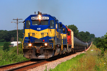 Картинка техника поезда состав локомотив рельсы железная дорога