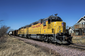 Картинка техника поезда железная дорога рельсы локомотив состав