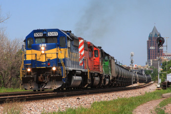 Картинка техника поезда железная состав локомотив рельсы дорога