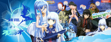 Картинка аниме aoki+hagane+no+arpeggio aoki hagane no arpeggio девушки парни takao iona