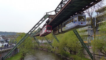 Картинка техника монорельс вагон эстакада