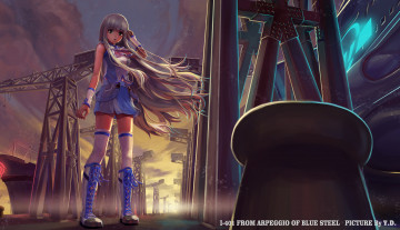 Картинка аниме aoki+hagane+no+arpeggio шнуровка сапоги девушка арт artist tagme arpeggio iona aoki hagane no