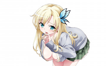 Картинка аниме boku+wa+tomodachi+ga+sukunai boku wa tomodachi ga sukunai nakatani yukiko блондинка девушка kashiwazaki sena