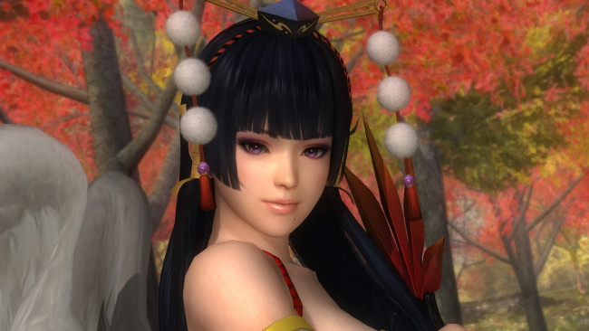 Обои картинки фото dead or alive 5, видео игры, фон, взгляд, девушка