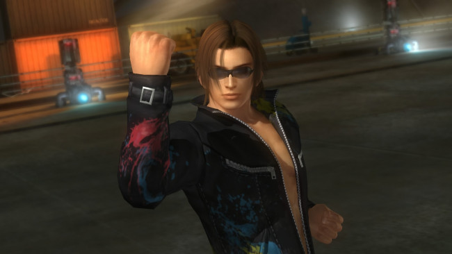 Обои картинки фото видео игры, dead or alive 5, фон, взгляд, мужчина, поза