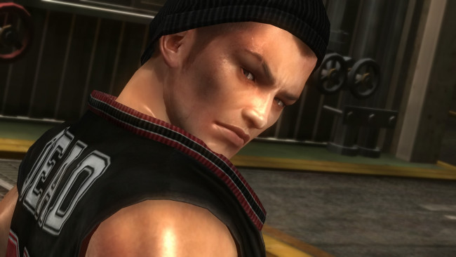 Обои картинки фото видео игры, dead or alive 5, фон, взгляд, парень