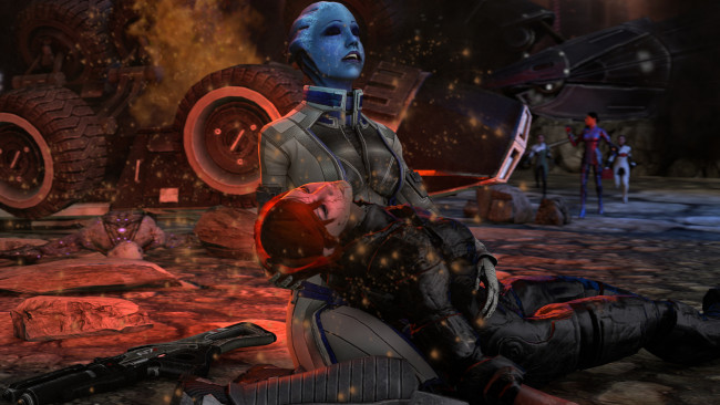 Обои картинки фото видео игры, mass effect, персонажи