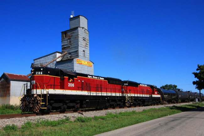 Обои картинки фото техника, поезда, дорога, железная, состав, локомотив, рельсы