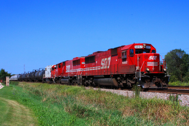 Обои картинки фото техника, поезда, локомотив, рельсы, дорога, железная, состав