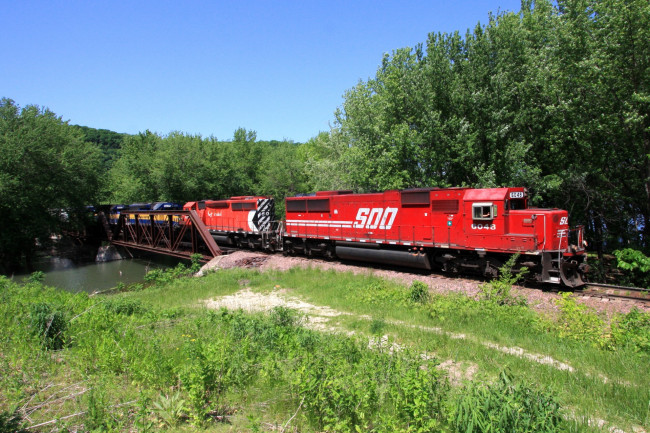 Обои картинки фото техника, поезда, состав, железная, локомотив, рельсы, дорога