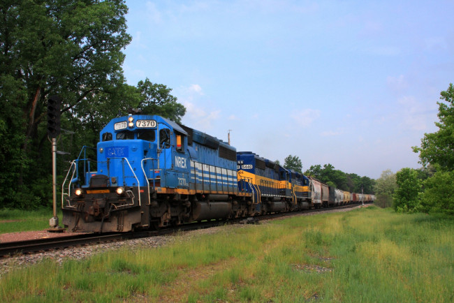 Обои картинки фото техника, поезда, локомотив, рельсы, дорога, железная, состав