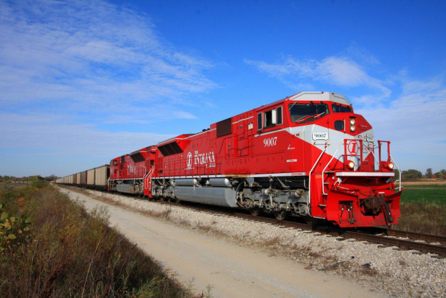 Обои картинки фото техника, поезда, рельсы, дорога, железная, локомотив, состав