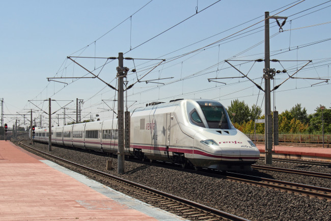 Обои картинки фото техника, поезда, рельсы, состав, дорога, железная, локомотив