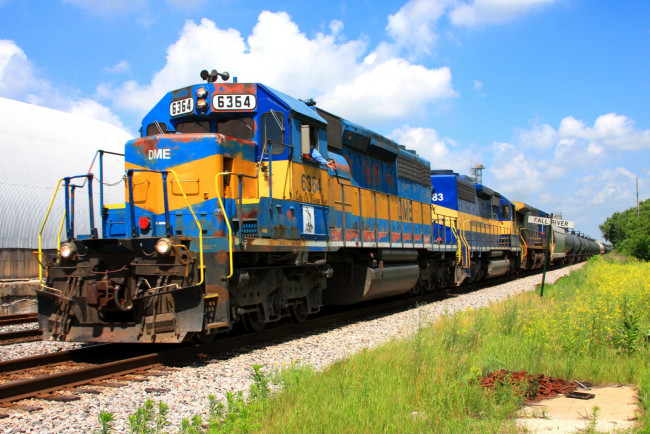 Обои картинки фото техника, поезда, железная, дорога, рельсы, локомотив, состав