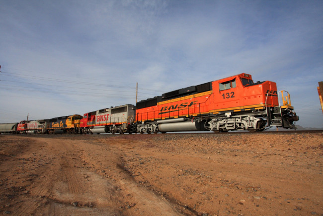 Обои картинки фото техника, поезда, железная, состав, локомотив, рельсы, дорога