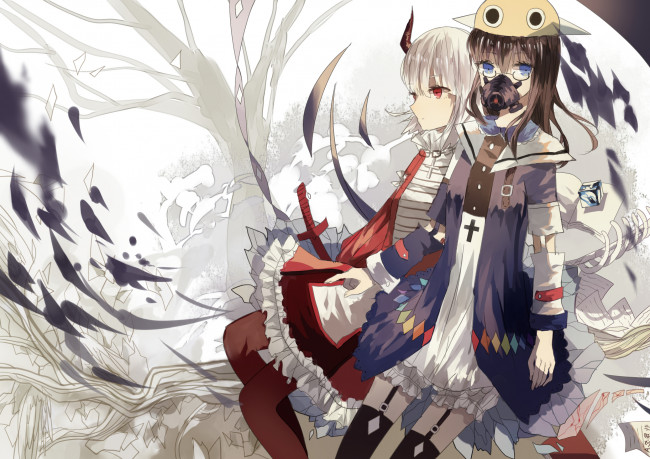 Обои картинки фото аниме, pixiv fantasia, девушки, арт, pixiv, fantasia