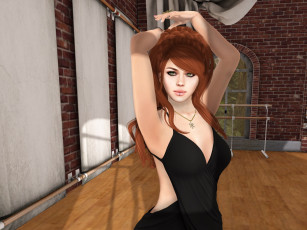 Картинка 3д+графика люди+ people фон взгляд девушка