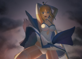Картинка аниме fate stay+night девушка