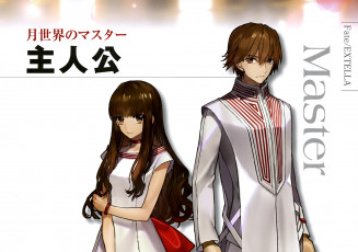 Картинка аниме fate stay+night мастер девушка