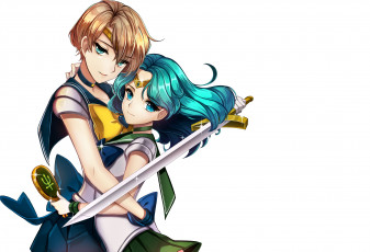 обоя аниме, sailor moon, девушки