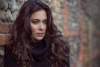 Картинка девушки -unsort+ брюнетки +шатенки взгляд лицо