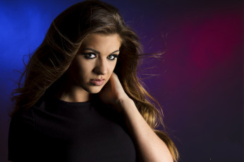 Картинка девушки -unsort+ брюнетки +шатенки лицо взгляд