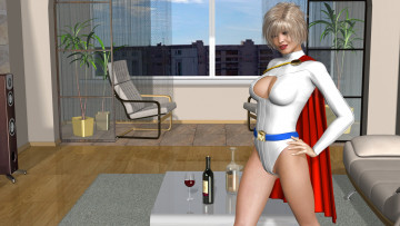 Картинка 3д+графика люди+ people девушка фон взгляд