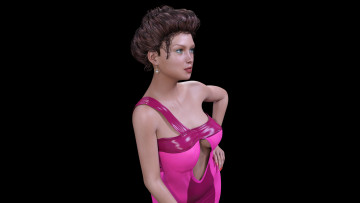 Картинка 3д+графика люди+ people фон взгляд девушка