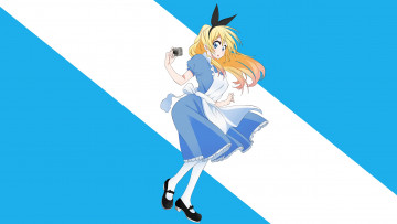 Картинка аниме nisekoi фон взгляд девушка