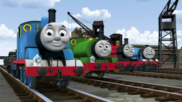 Картинка thomas+and+friends мультфильмы паровозы