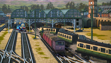 Картинка thomas+and+friends мультфильмы паровозы