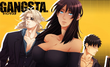 обоя аниме, gangsta, бандитос