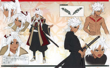 Картинка аниме fate stay+night парень