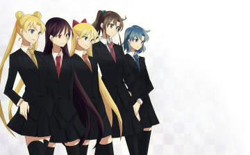 Картинка аниме sailor+moon девушки