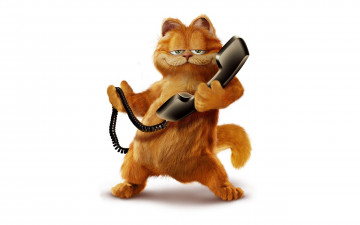 Картинка мультфильмы garfield кот