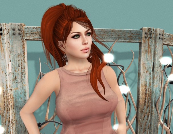 Обои картинки фото 3д графика, люди , people, фон, взгляд, девушка