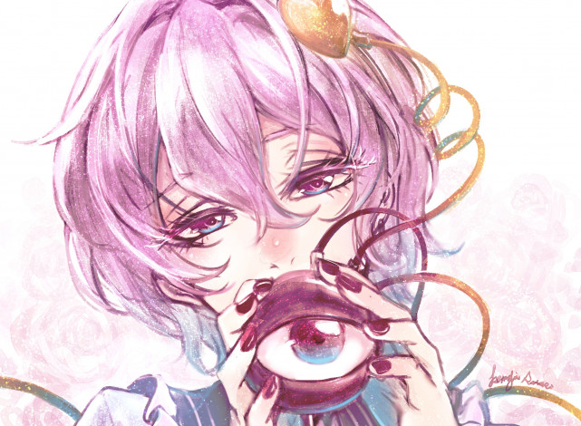 Обои картинки фото аниме, touhou, девушка