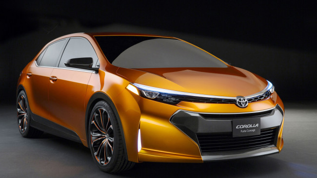Обои картинки фото toyota corolla furia concept 2013, автомобили, toyota, corolla, 2013, concept, furia