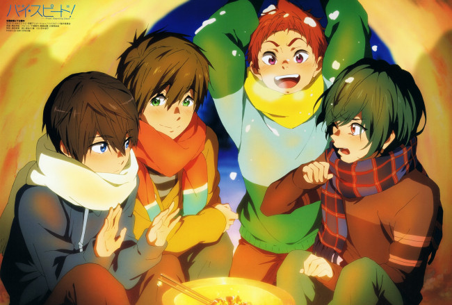 Обои картинки фото аниме, free, парни