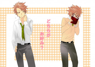 Картинка аниме fairy+tail нацу