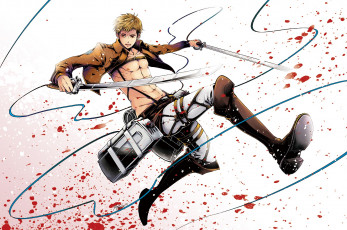 Картинка аниме shingeki+no+kyojin атака титанов