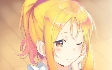 Картинка аниме eromanga-sensei девушка взгляд фон