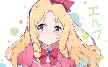 Картинка аниме eromanga-sensei взгляд фон девушка