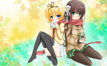 Картинка аниме gochuumon+wa+usagi+desu+ka фон взгляд девушки